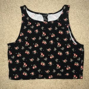 Forever21 floral crop top